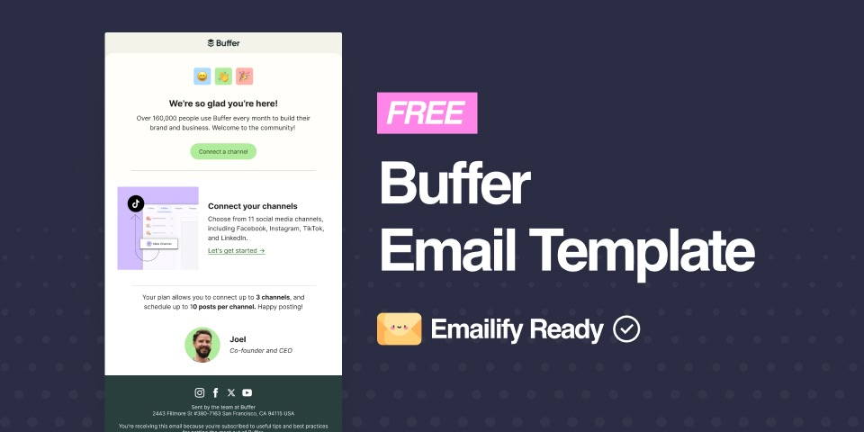 Buffer (Free Figma Email Template)