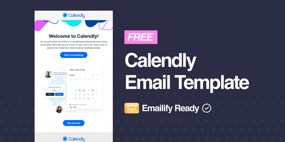 Calendly (Free Figma Email Template)