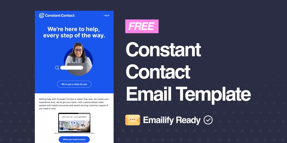 Constant Contact (Free Figma Email Template)