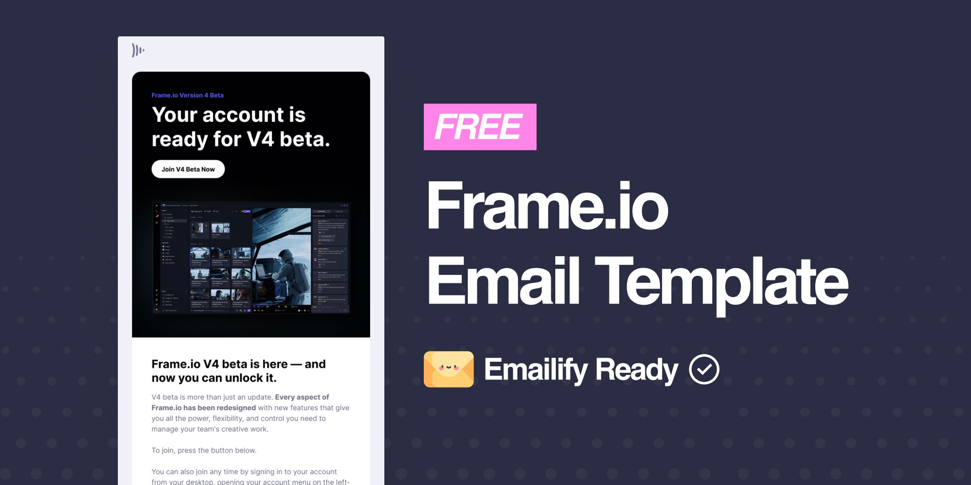 Thumbnail of Frame.io Free Figma Template