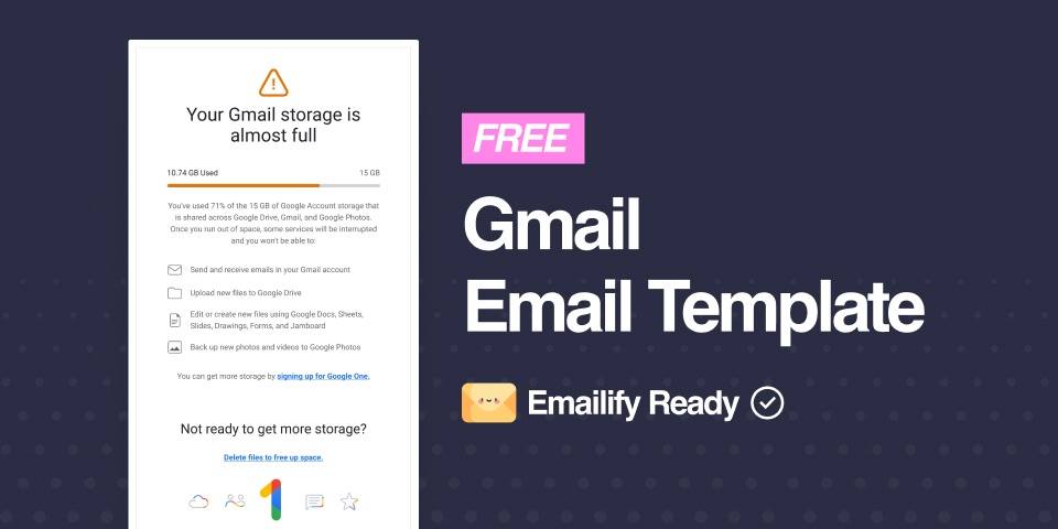 Gmail (Free Figma Email Template)