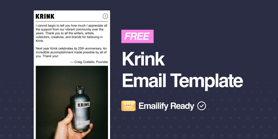 Thumbnail of Krink Free Figma Template