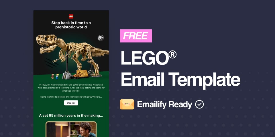 LEGOĀ® Cinemas (Free Figma Email Template)