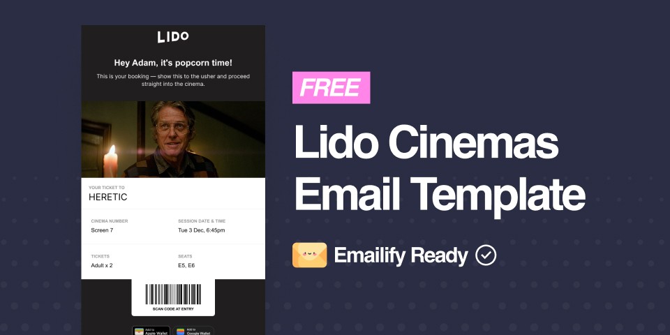 Thumbnail of Lido Cinemas Free Figma Template