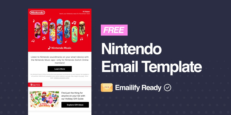 Thumbnail of Nintendo Free Figma Template