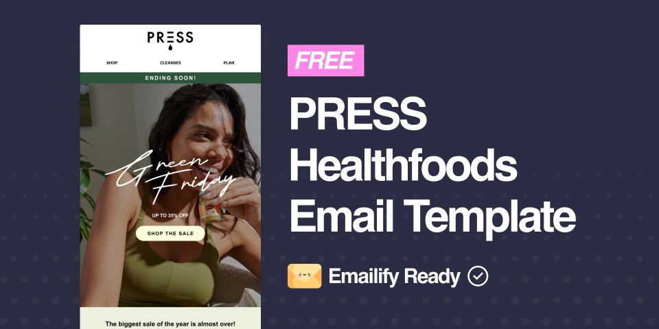 Thumbnail of PRESS Healthfoods Free Figma Template