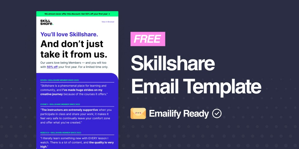 Thumbnail of Skillshare Free Figma Template