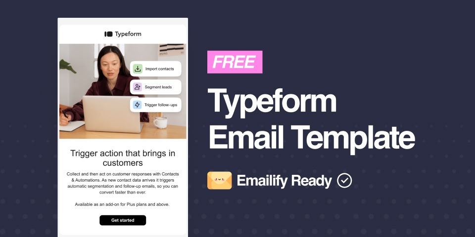 Typeform (Free Figma Email Template)