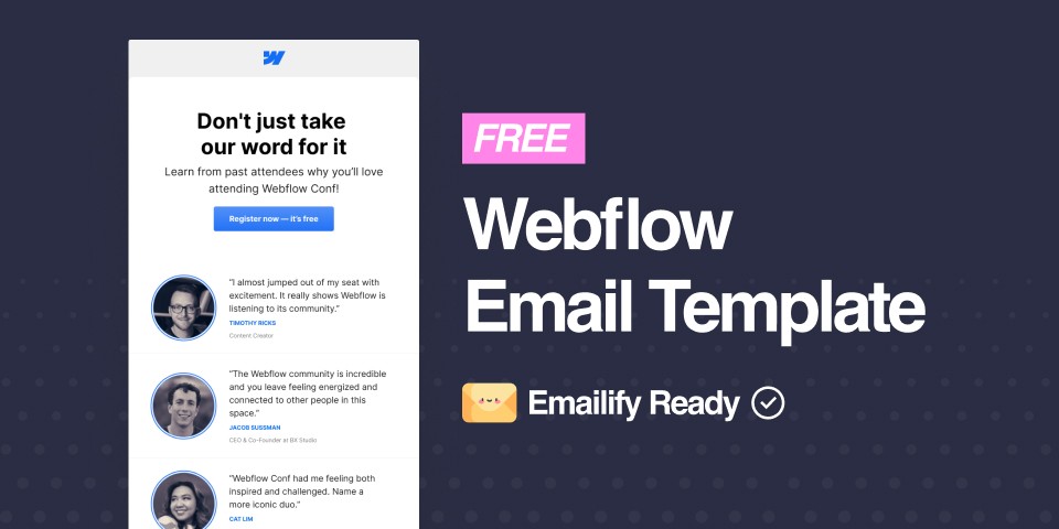 Thumbnail of Webflow Free Figma Template